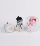 Christmas EVA LED Flashing Snowman 7 Color Holiday Party Tea Light Toy