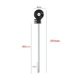 Plastic Electric Fence Ring Insulators Long Distance Screw For Wooden Post