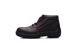 Cow Leather Upper Soft Sole Safety Shoes High Cut Pu Injection For Women