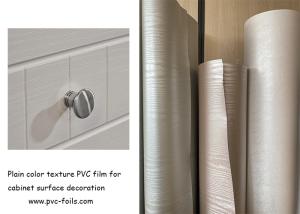 Wholesale Plain Color Texture PVC Decorative Film For Cabinet Surface Decoration from china suppliers