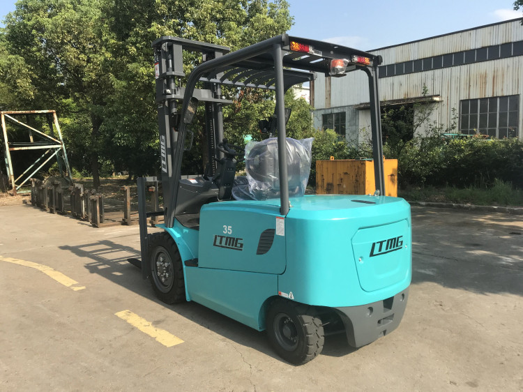 LTMG electric forklift 3.5ton 3ton 2.5ton 2ton blue solid tires side shift optional 3000mm mast