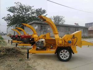 China 1000kg/H Diesel Engine Olive Wood Crusher Machine 20mm Output on sale