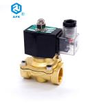 AFK Brass Solenoid Valve For Lpg Gas Line , 20MM Marine Lpg Solenoid AC220V