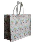 4C Printing 120g Sewing Matt PP Woven Shopping Bags For Packaging / Advertising