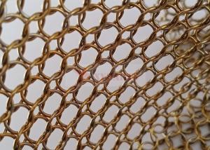 Wholesale Brass Ring Mesh Curtain For Halls Space Divider 1.5 X 15 Mm from china suppliers