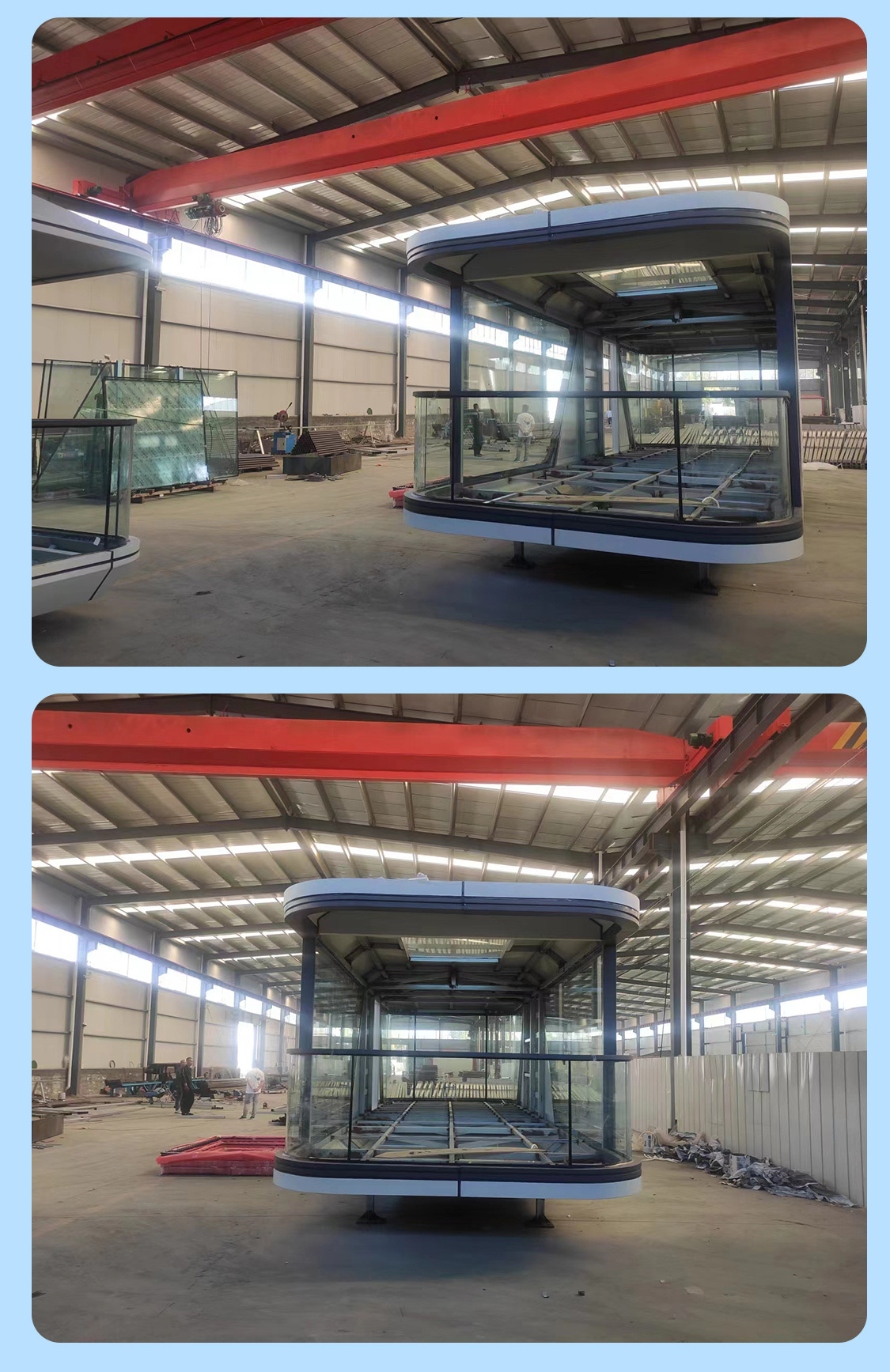 Luxury Mobile Small Outdoor Cabin Office With Smart System Detachable Container Capsule House