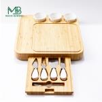 Customizable Rectangle Wood Board for Eco-Friendly Cheese Serving in Restaurants
