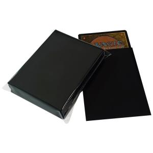Wholesale CPP Orange Texture Matte Black Card Sleeves MTG Protection 66X91mm Easy Shuffling from china suppliers
