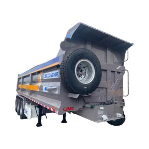 Wholesale CIMC Factory 3 Axle Chinese Truck Cargo Trailer Dump Semi Trailer Dump Truck from china suppliers