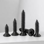 2.9 3.9mm Gal Steel Phillips Drive Csk Flat Head Roofing Screw Black Oxide