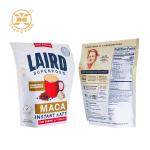 Custom Printing Protein Milk Powder Coffee Bean Plastic Packaging Bag Zipper