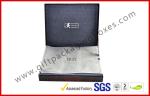 Sliver Foil Paper Handmade Luxury Gift Boxes With Custom Made Foil Logo