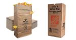 30Gallons Lawn Paper Bags Extra Large 70g Stands Up Multiwall Paper Trash Bags