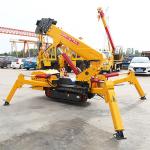 3 Ton Remote Control Elevator Crawler Cranes ZHONGMEI Small Hydraulic Spider