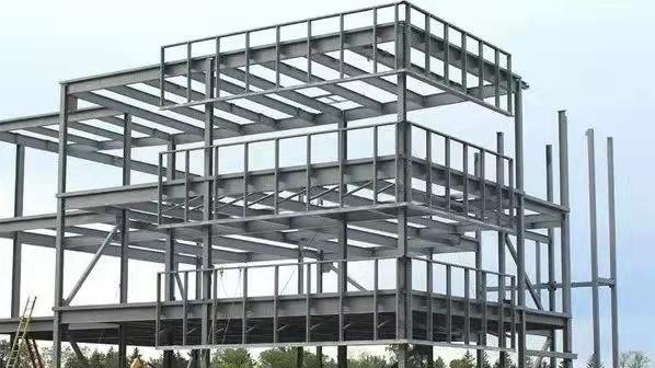 Sa2.5 Welded Agricultural Steel Buildings 100*3.0mm Heavy Duty Structural Steel