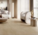 Microcement Zeus Marble Porcelain Floor Tile Khaki Color Dry Glaze