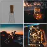 Outdoor 360 Degree 4.5V Solar LED Cork Lights