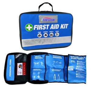 Wholesale Hiking Camping First Aid Kit Blue Winter Day Hike Emergency Kit Backpacking 35x24x10cm from china suppliers