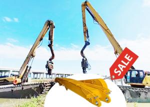 Wholesale 20 Ton-85 Ton Excavator Pile Driver Arm Boom For Cat Hitachi Komatsu pile arm pile boom for excavator from china suppliers