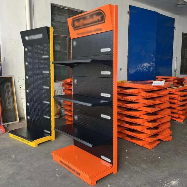 Factory Customized Color Size gondola supermarket shelf rak display rak gondola