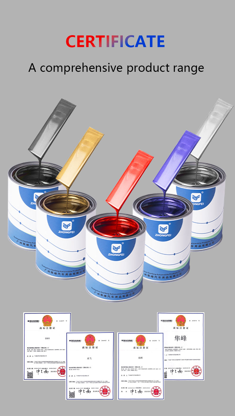 Promotion 2K Primer Car Paint For Automotive Paint Supplie