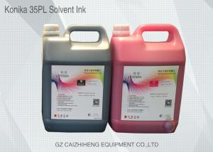 China 5Liter Konica 35pl Solvent Printing Ink For Konica 512 - 35 / 42pl Printhead on sale
