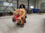 Red tiger Animatronic Simulation Walking Dino