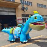 Amusement Park Electric Animatronic Dinosaur Ride on Scooter for Shopping Mall