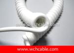 3 Cores UL Approval Spiral Cable PUR Jacketed Rated 80℃ 300V