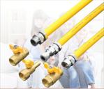 CSA CSST Biogas Pipe , SS304 PVC Underground Natural Gas Pipe
