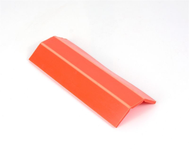 Orange PVC ABS Plastic U Channel Extrusion Profile