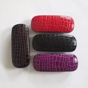 Wholesale Fashionable glasses cases with leopard leather from china suppliers
