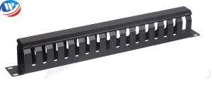 Wholesale 16 Holes Horizontal Cable Manager 1U Data Center Rack Cable Management from china suppliers