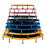 PE PVC Kids Adult Exercise Trampoline , Jumping Gym Trampoline