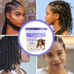 Private Label Braiding Edge Control Hair Gel Hair Wax No Flaking Twist Neat