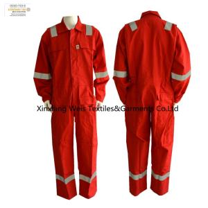 Wholesale Wholesale Red Cotton Light Weight Fireproof Anti Static Protective Coverall / Uniform / Workwear for Miner Boiler from china suppliers