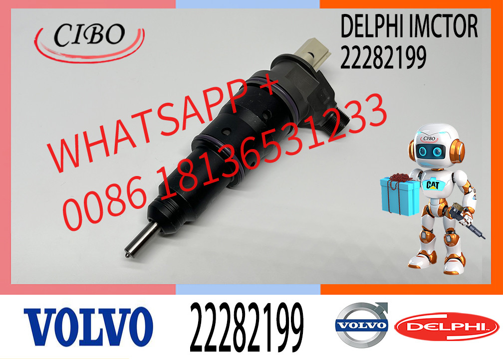 Diesel Fuel Injector 22282199 BEBJ1F06001 BEBJ1F06101 For VOL-VO HDE11 EXT SCR