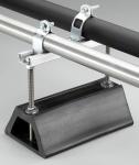 41 * 21mm 41 * 41mm Stainless Steel Unistrut Feet Plain Or Slotted