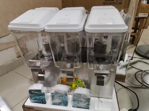 Colorful Juice Dispenser Refrigerator Lightweight Cooling Equipment With R134a