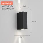 4W 14w Outdoor Waterproof LED Wall Lights 4x12x6mm 8x5.5x16.5mm