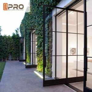 China Modern Tempered Glass Pivot Entry Door Thickness 1.4 / 1.6 /1 .8 / 2.0mm pivot door modern exterior pivot doors Entry on sale
