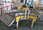 Mobile 220V Curve Palletizing Conveyor Parts Stainless Steel 201 In Food