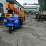 Tricycle Hydraulic Truck Mounted Crane , 3- 5 Ton Lifting Mobile Truck Crane