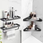 Corner Shower Shelves Rack Bathroom Corner Organizer Shelf Wall Drill Mounted