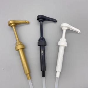 Wholesale UK10 28-400 10ML PP/PE dispenser syrup pump non Spill pump color&amp;printing customizable food pump from china suppliers