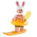 Moc accessories hat swim ring comb christmas gift girl action mini figure