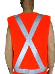 High Visibility Reflective Safety Vest Fluorescent Orange