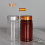Transparent Empty Medication Bottles Round Plastic Bottles For Tablets