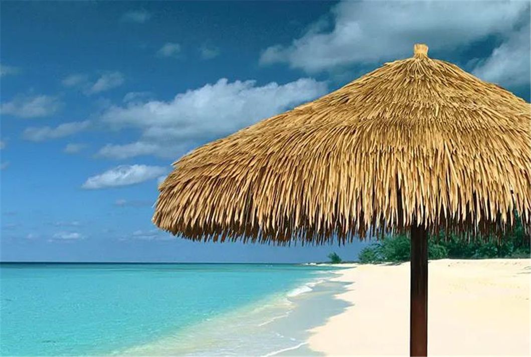 Garden Landscape Design Decorative PVC Thatched Roof Tiles