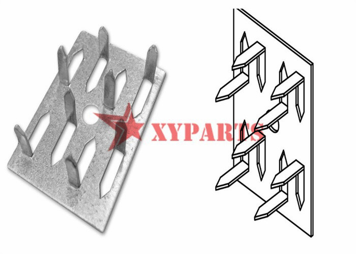 50mm X38mm X 20mm Height Acoustic Impaling Clip Galvanized Steel